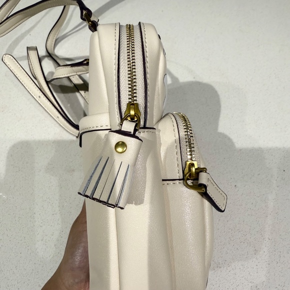 Anya Hindmarch Stickers Cell Phone Leather Crossbody Bag - Picture 5 of 10